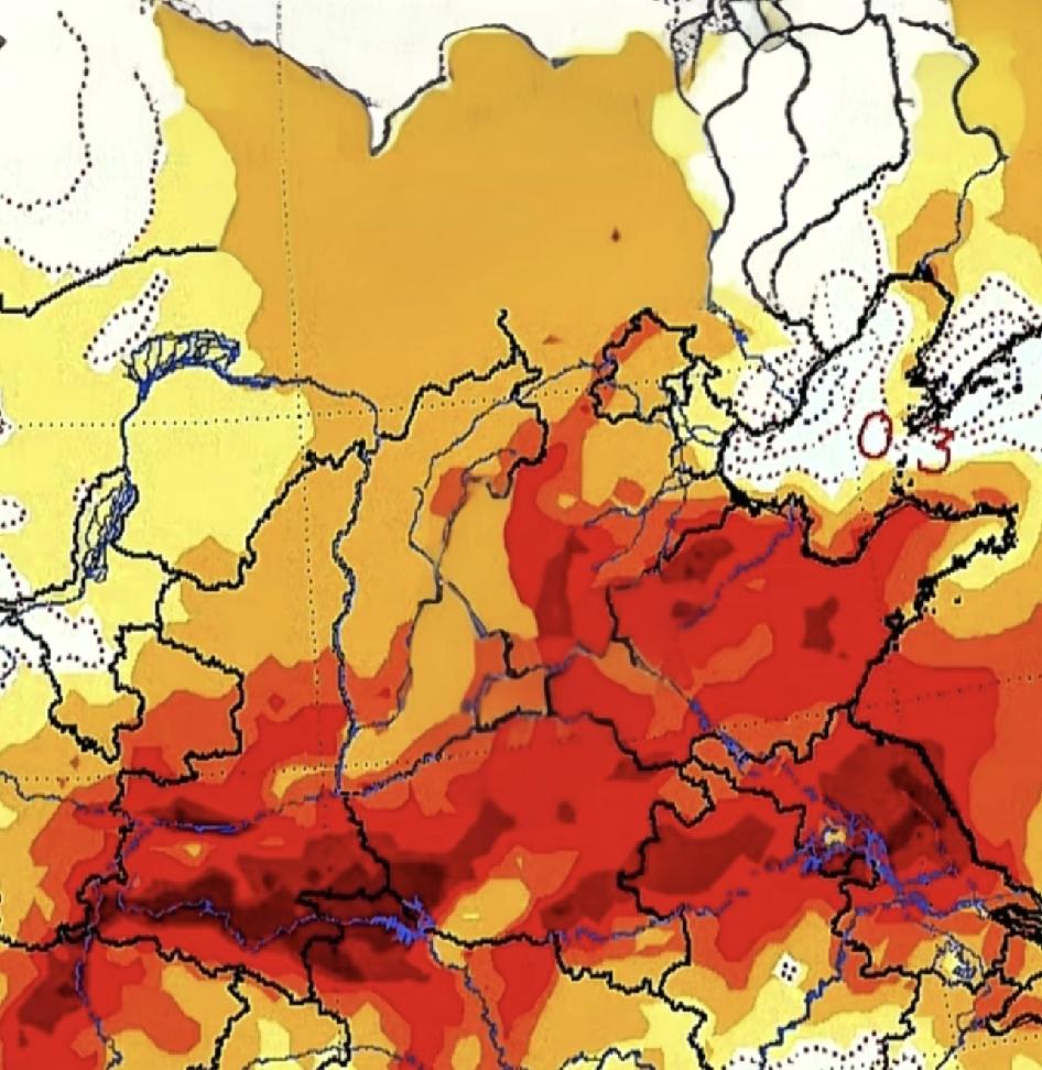 京津冀紫色高温要来了据最新数值预报中来看，4月中上旬京津冀将迎大范围强高温过