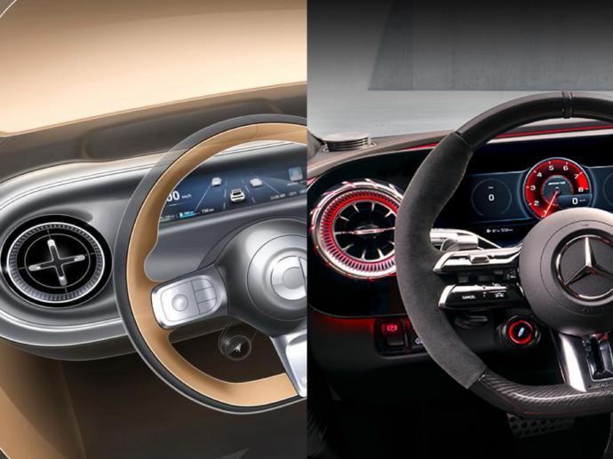 不同配色的内饰方案从暖棕到撞色适配不同的用车需求选择还挺丰富的