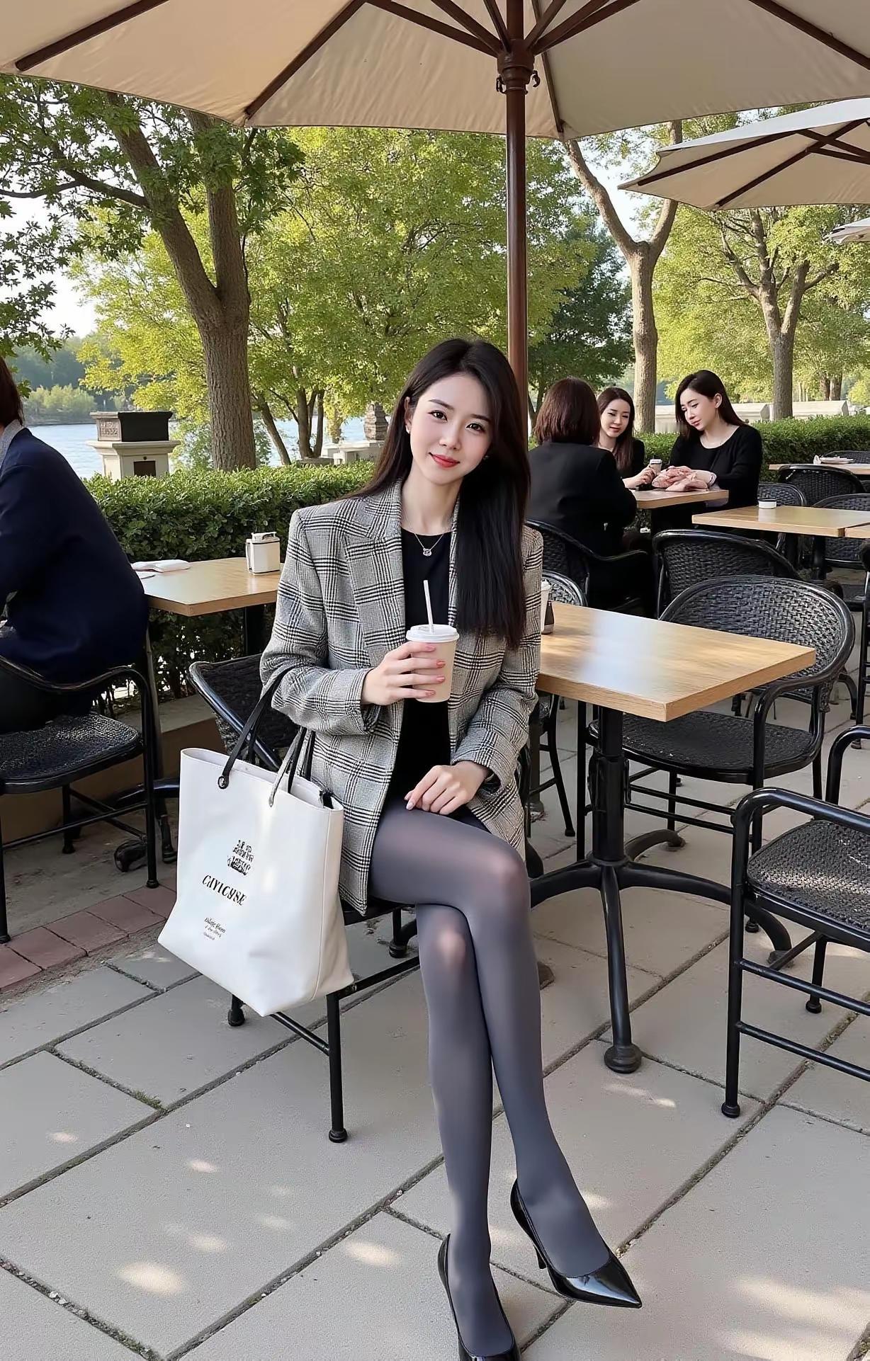 绿树阴中品香茗