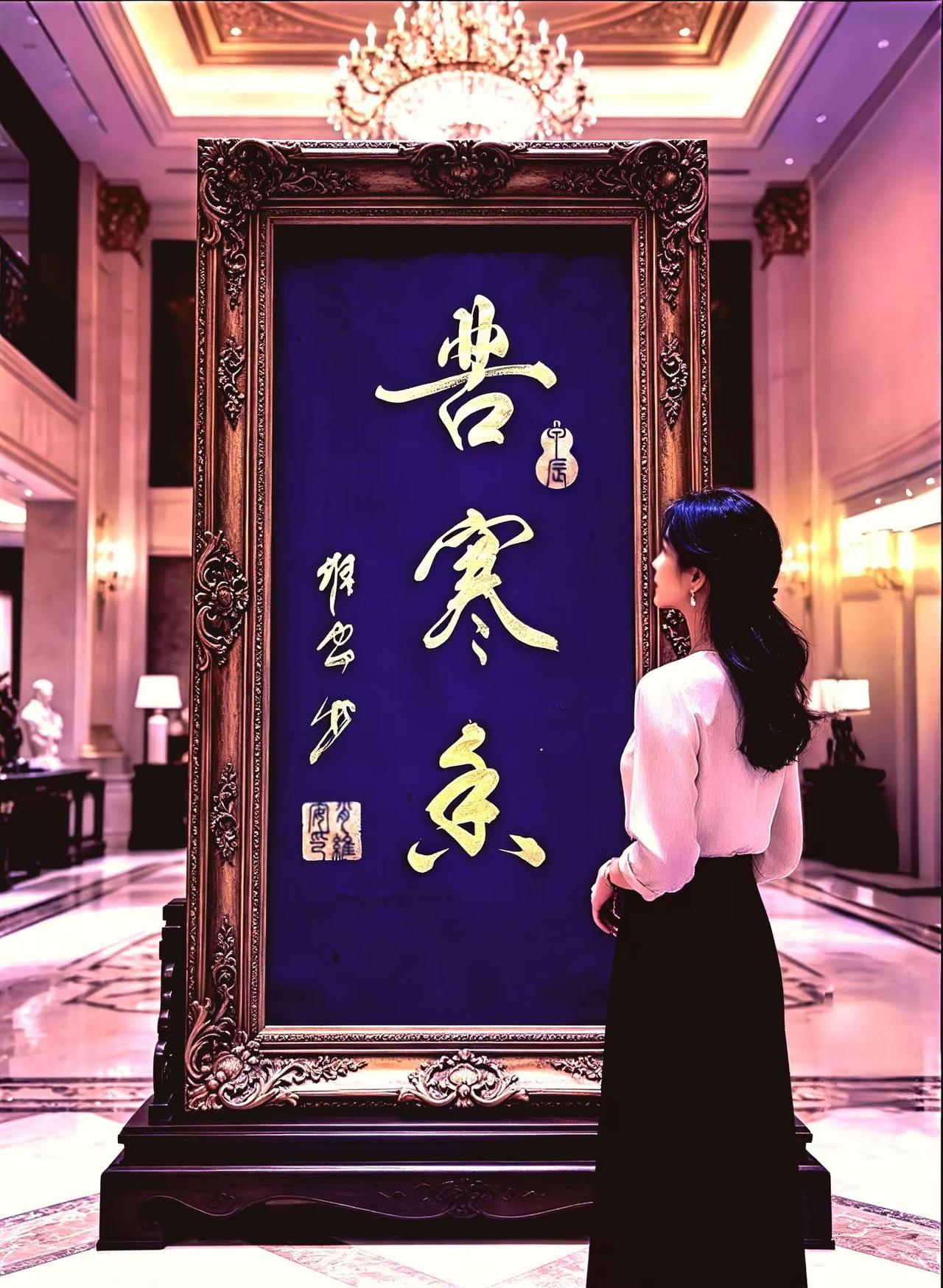 维安原创书法作品《苦寒香》书法艺术作品赏析书法是文化自信重要来源中国古文化自