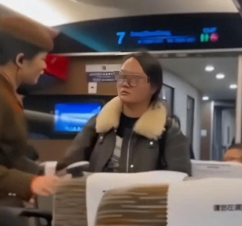 “一车人被婴儿车拦住！后续来了”11月7日，武汉—北京高铁到站，一名女子推车堵在