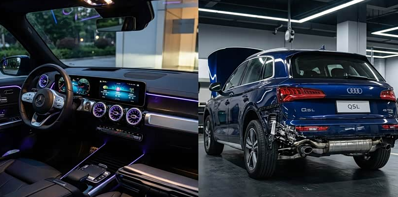 奔驰GLB和奥迪Q5L到底有什么好吵的讲道理，如果单纯从机械素质或者汽车等级的