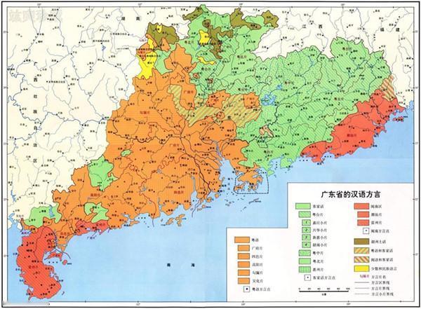 为什么，都是汉人到了广东，就分了三个群。历史上还有械斗？其他省，都没有因为语言