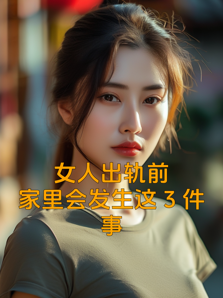 女人出轨前，家里会发生这3件事