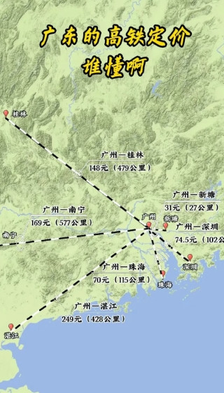 广东的高铁票价令人费解