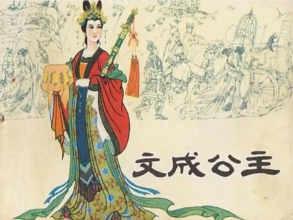 650年，松赞干布因病去世，文成公主被逼迫一起陪葬。唐高宗李治知道这件事情以后，