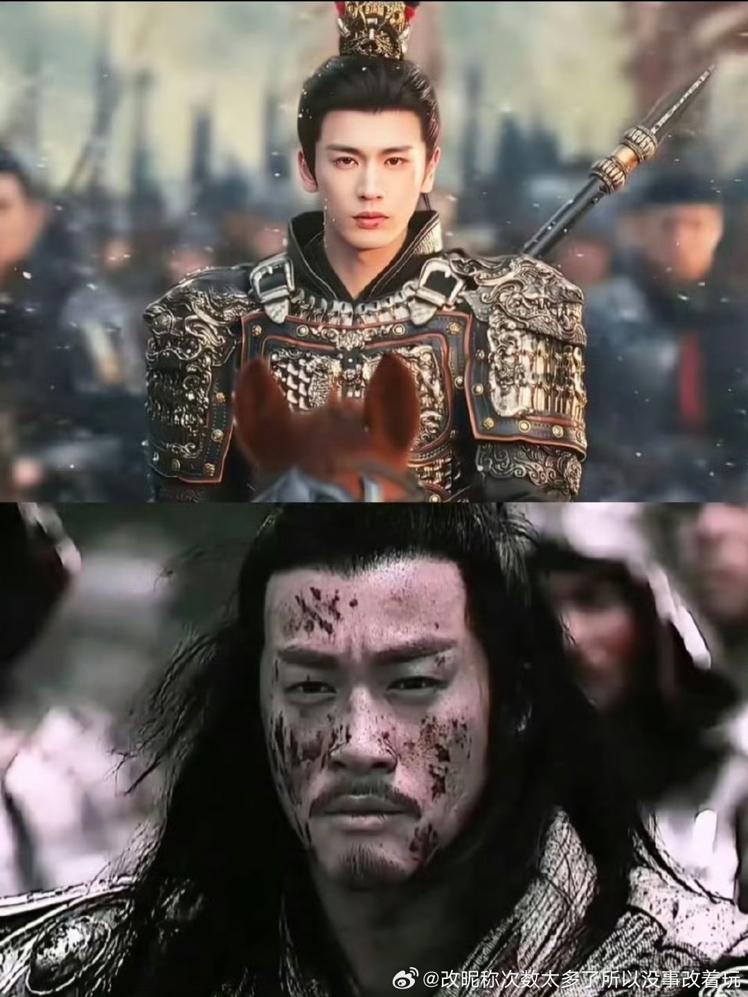 赫丝说同样是演古偶将军刘海化妆，陈泽元陈飞宇演将军怎么没那么人嘲，本质就是装沙、