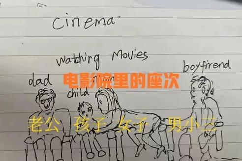 看到上海女子在电影院跟男小三出轨的这个视频，我是非常的震惊，要知道女子的老公还坐