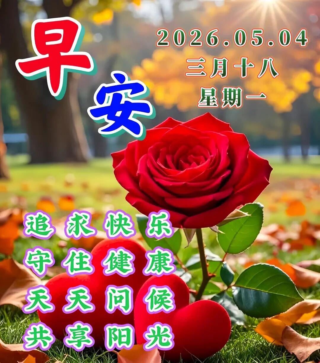 新的一天开启崭新篇章，愿生活甜蜜美满，平安喜乐朝夕相伴，身心健康福气绵长。愿日子