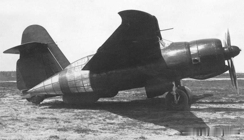 DB-LK（“远程轰炸机-飞翼”）该机由维克托·别利亚耶夫监督研制，旨在