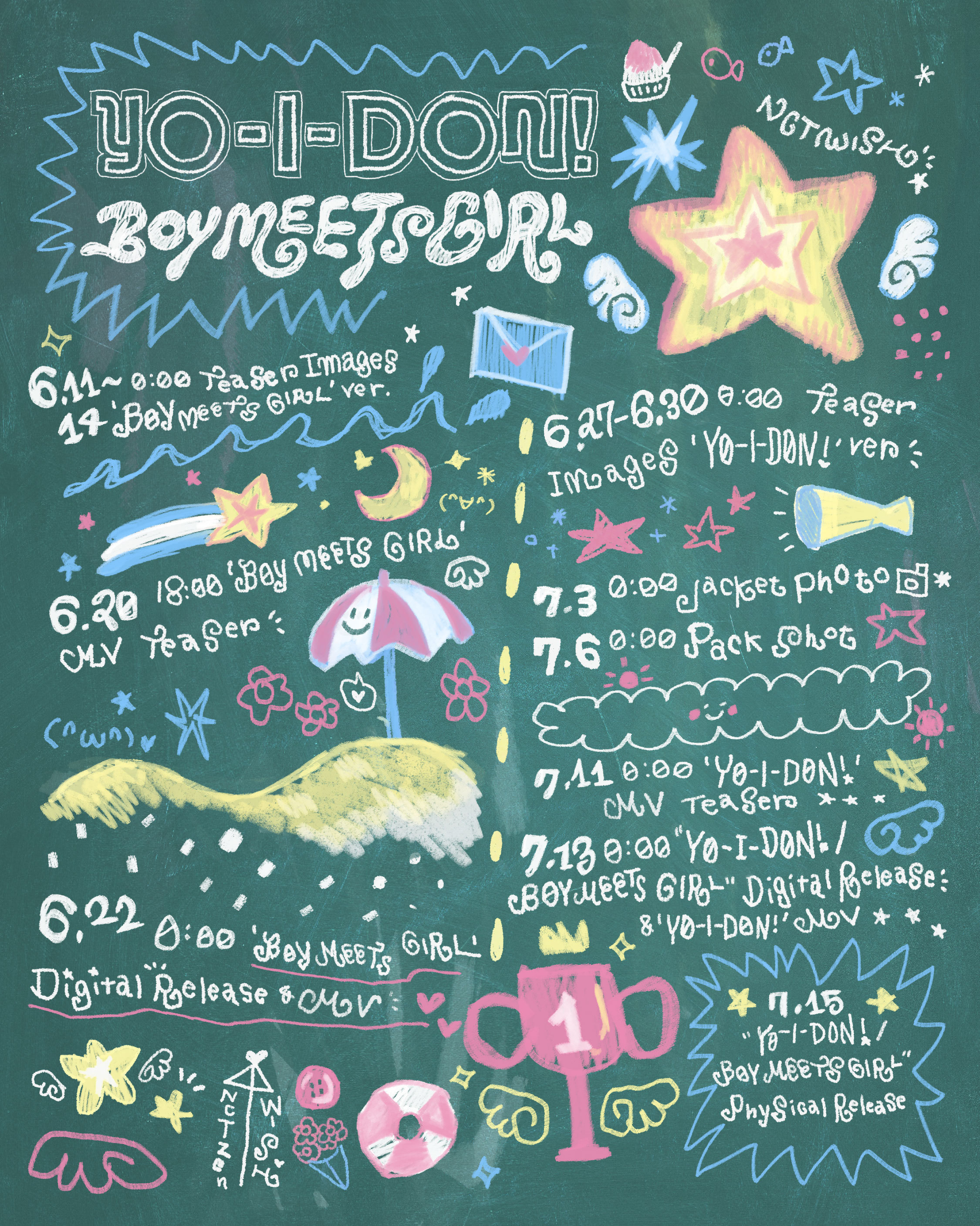 宣发日程表6/11～14teaserimages(BoyMeetsGi