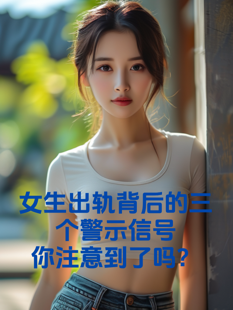 女生出轨背后的三个警示信号，你注意到了吗？