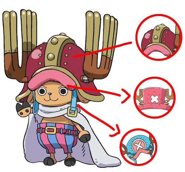 海贼王海贼王乔巴的头肯定很重,毕竟戴了三个帽子