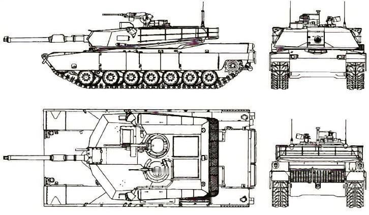 每天认识一件兵器美国M1“艾布拉姆斯”主战坦克M1“艾布拉姆斯”（Abrams