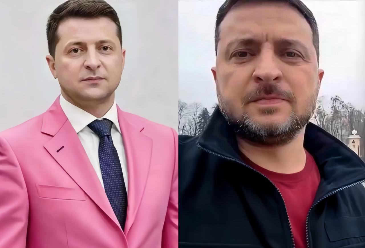 三年多时间的俄乌战争，硬生生把一个帅小伙，曾经的喜剧演员变成了一个胡子拉碴，头发