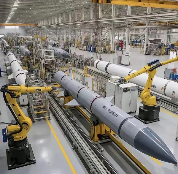 伤害性很大，侮辱性更强。中国罕见地公开了PL-15导弹的全自动生产线，号称一天的