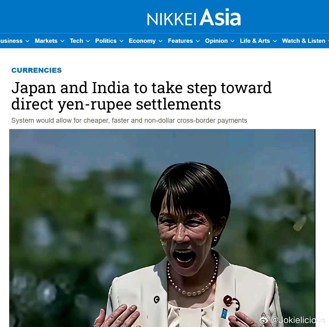 据日经亚洲报道，日本与印度将启动筹备一套日元、印度卢比直接结算体系，在双边贸易与