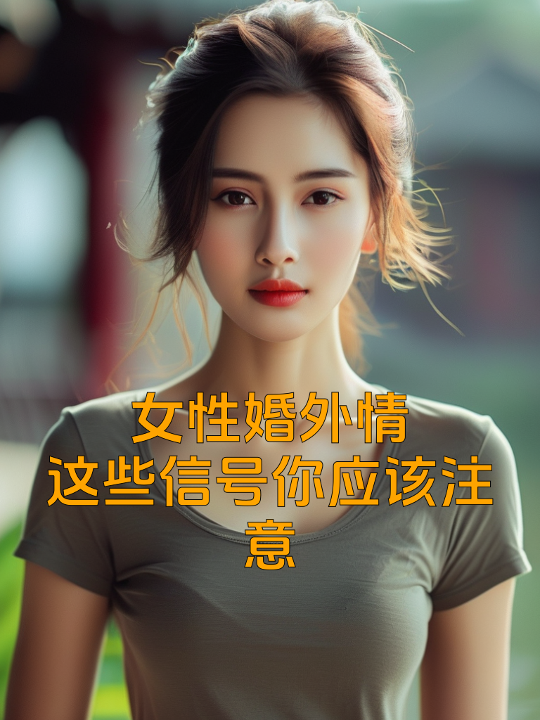 女性婚外情，这些信号你应该注意