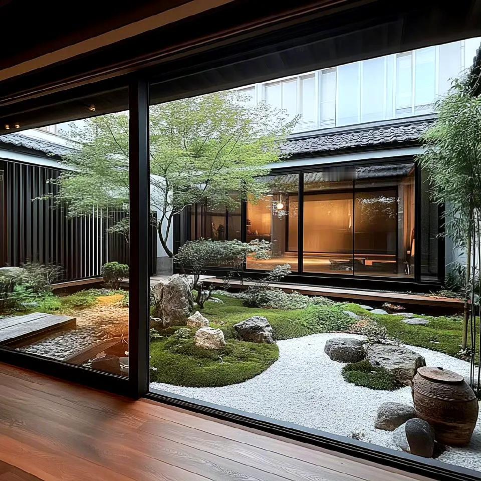 梦中情院是心灵的避风港。插画里的小院，几间瓦房，一方小院，几分薄田，就像世外桃源