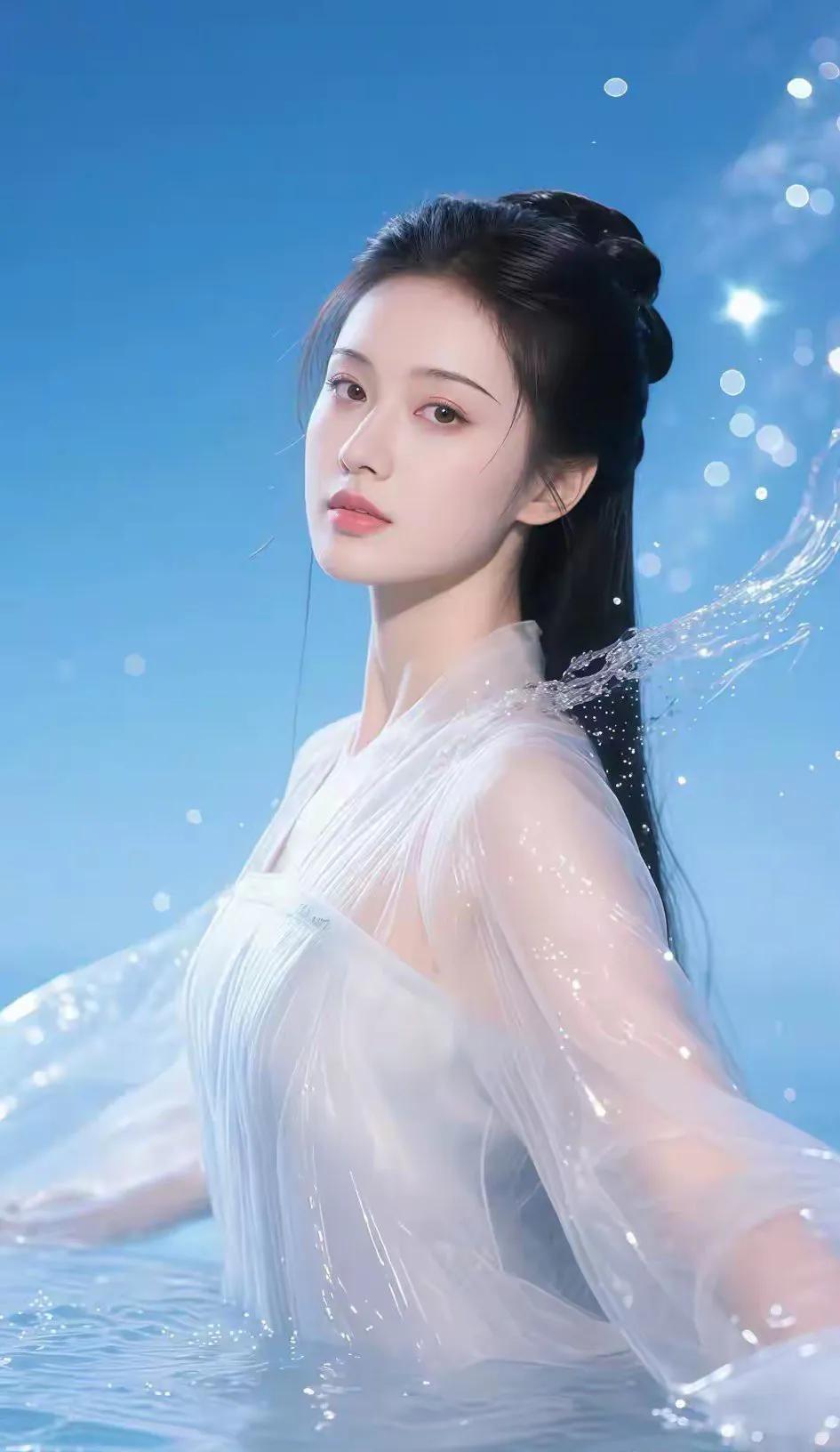 仙女下凡。