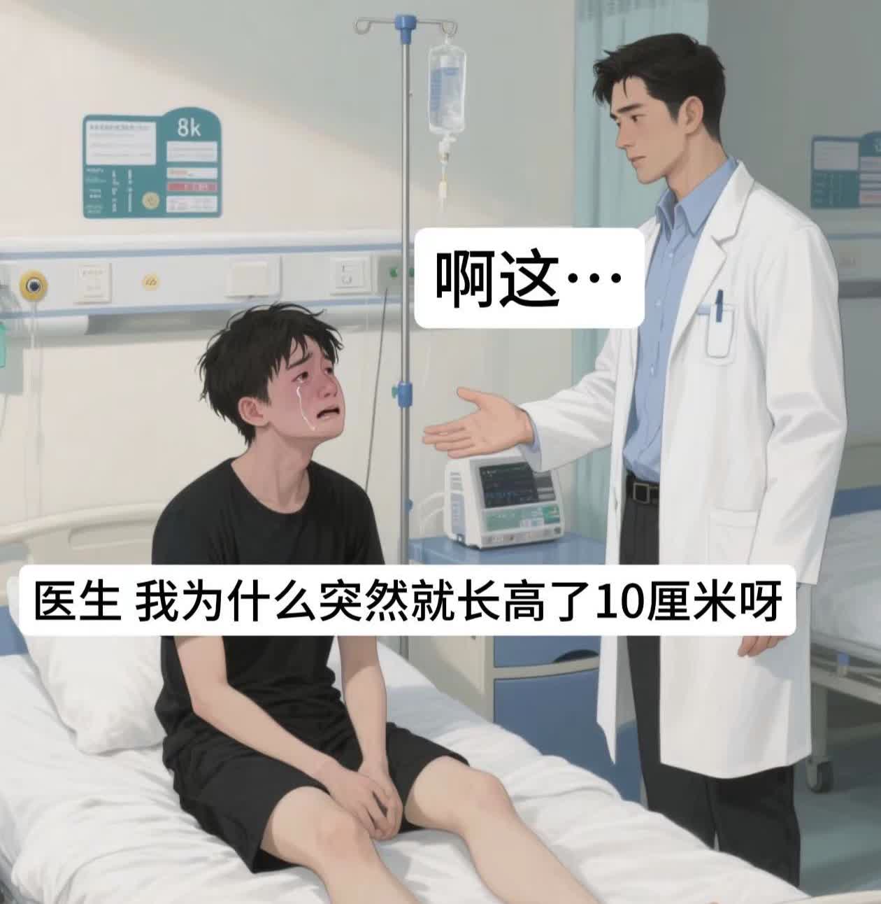 兄弟们，以后再也不用怕长不高了。