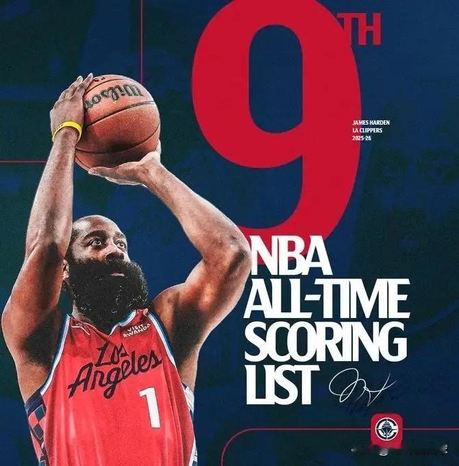 快船官方真是特别会来事！在今天快船主场迎战黄蜂的比赛中，哈登在第三节比赛中喜迎职