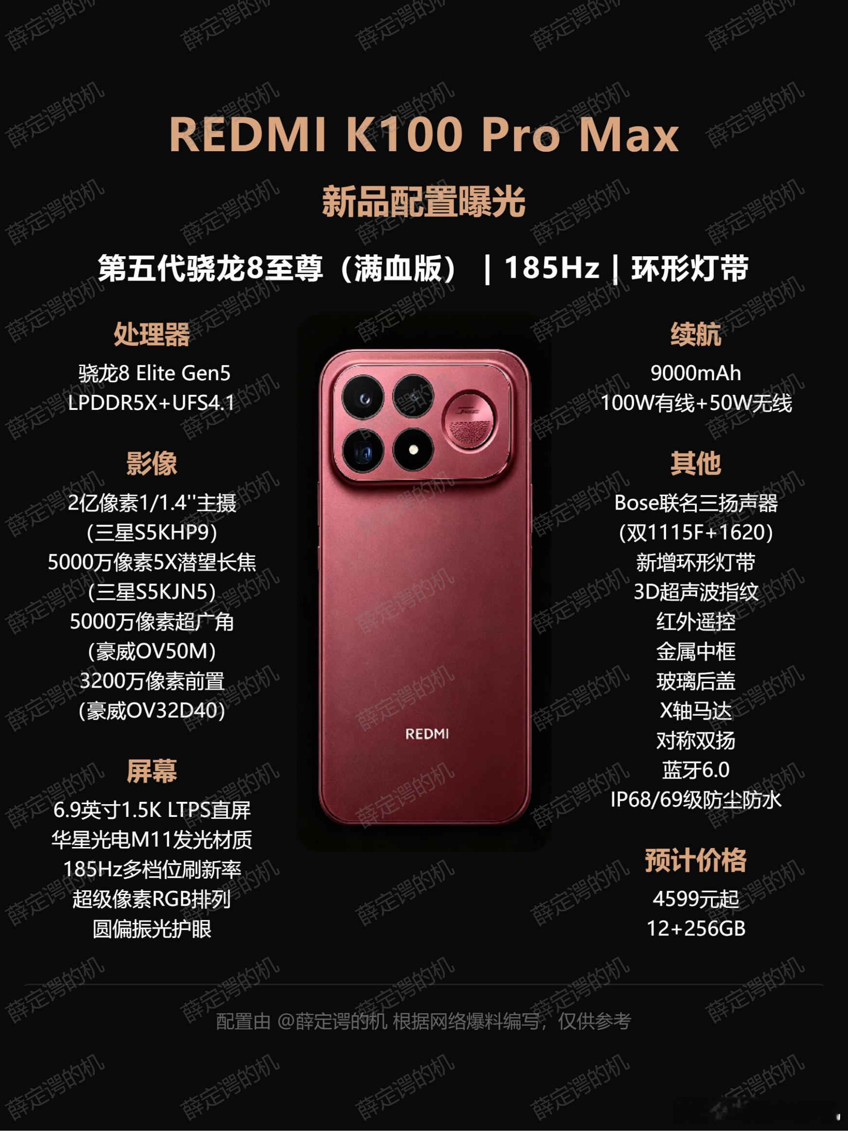 REDMIK100ProMax，屏幕拍照更强了性能没变，还是第五代骁龙8至