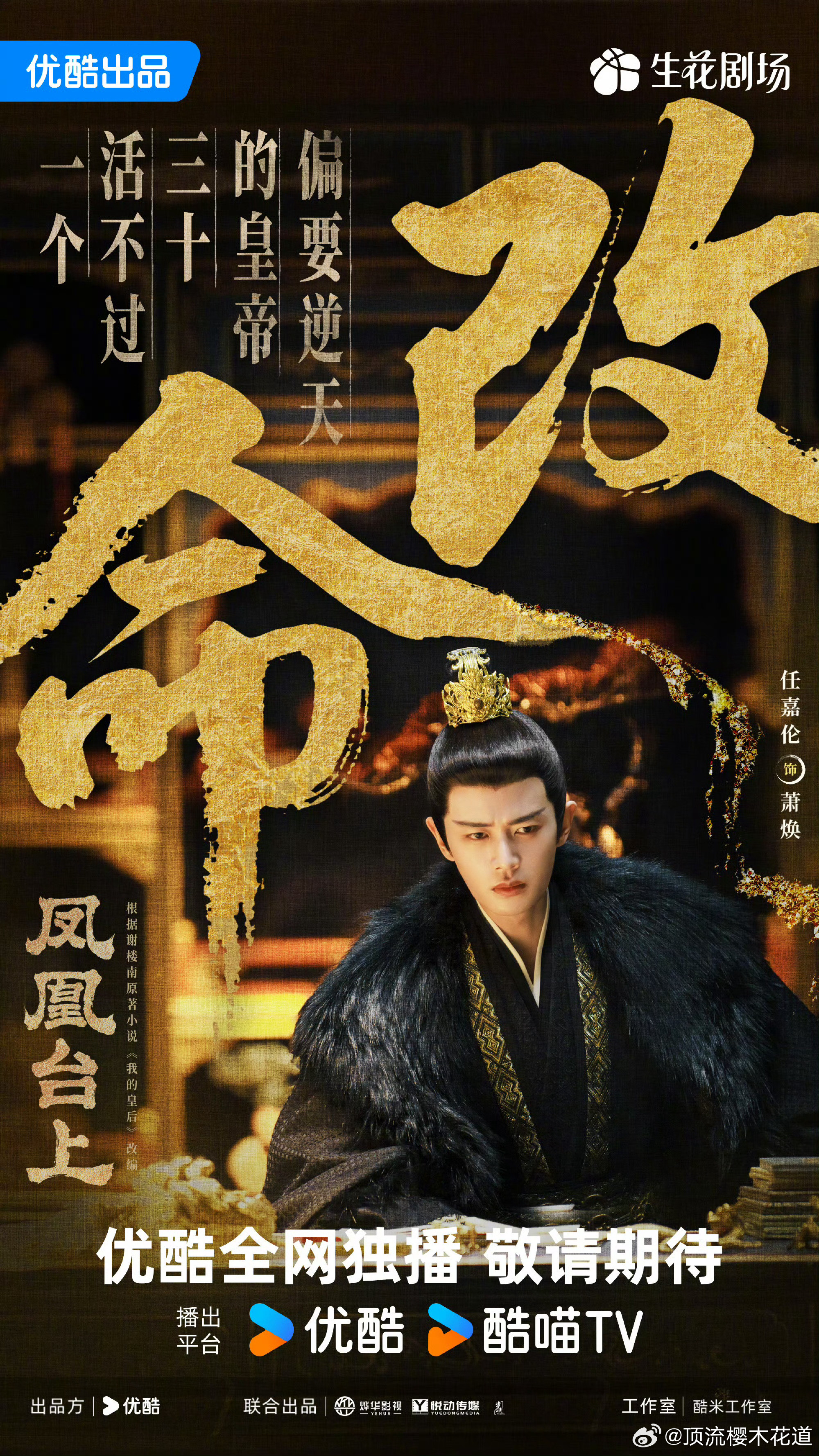 任嘉伦凤凰台上，一个活不过三十的皇帝偏要逆天改命？我：快把全世界最顶级的医疗团队