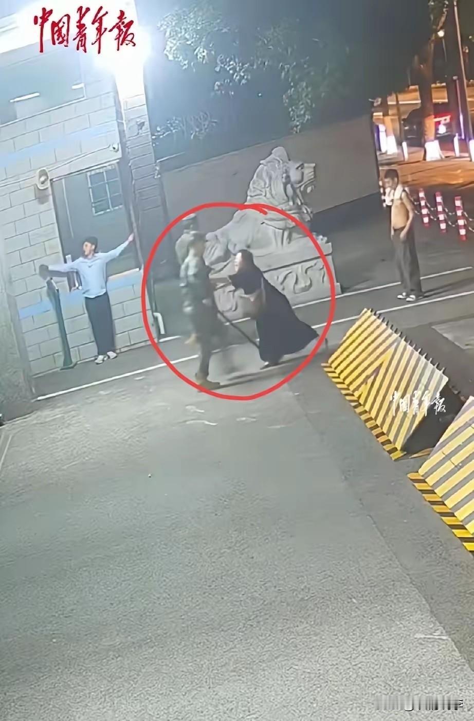 广元推搡哨兵的黑衣女人，吃了熊心豹子胆！先说结果：这个黑衣女人推搡执勤哨兵，