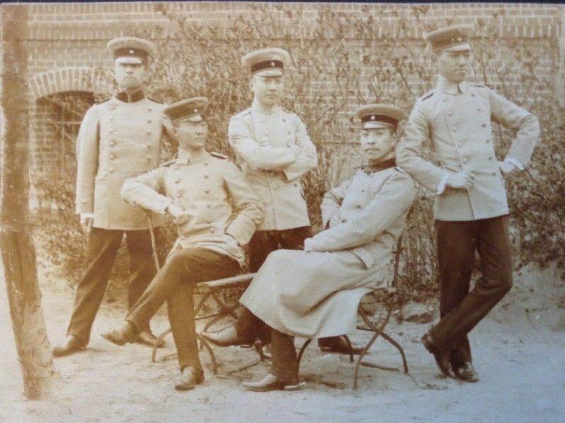 清末德国军校留学生罕见历史留影！清末留德后成为民国政要者不乏其人，清光绪十五