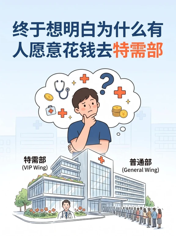 终于想明白为啥有人愿意花钱上特需