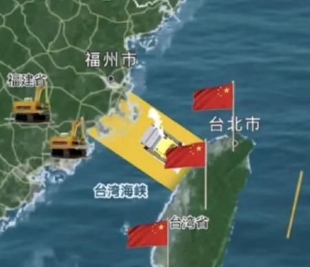 填海这个办法好，或许可以一劳永逸解决台湾问题！你想想，十万辆货车日夜不停，再加上