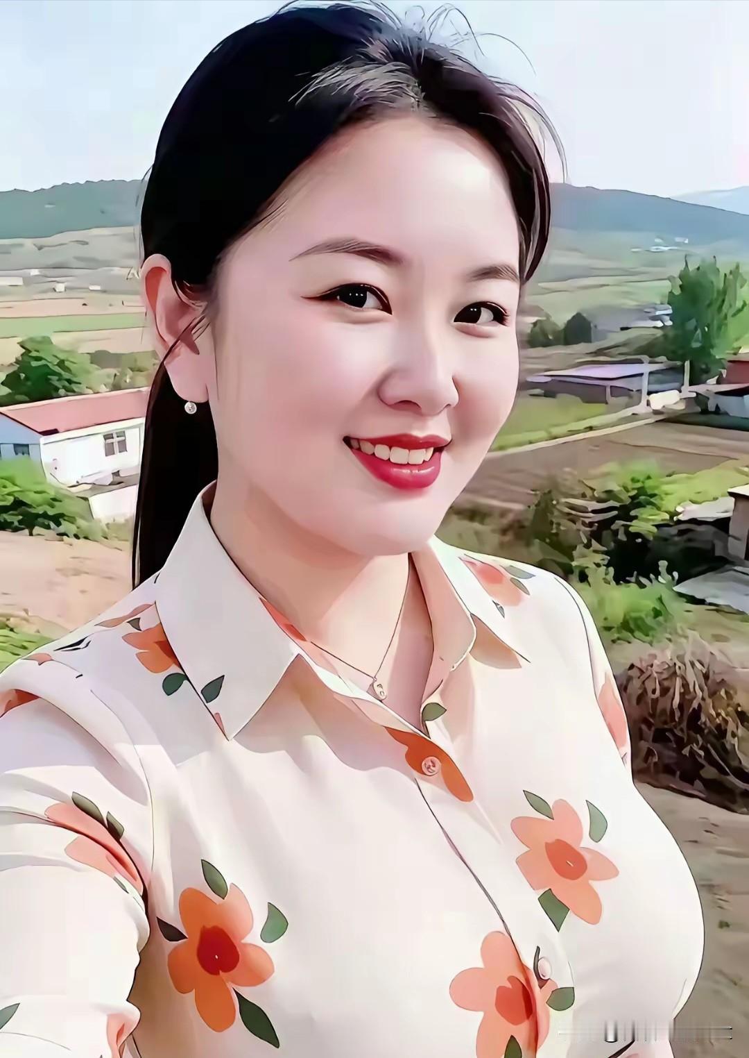 定风波·野陌妍极目郊原翠色漫，晴光拂袖笑眉弯。远岫平畴村落静，风定，一身