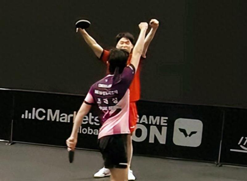 林诗栋/梁靖崑2:3爆冷输给赵大成/张禹珍，张禹珍又一次嗷嗷叫，石头报仇