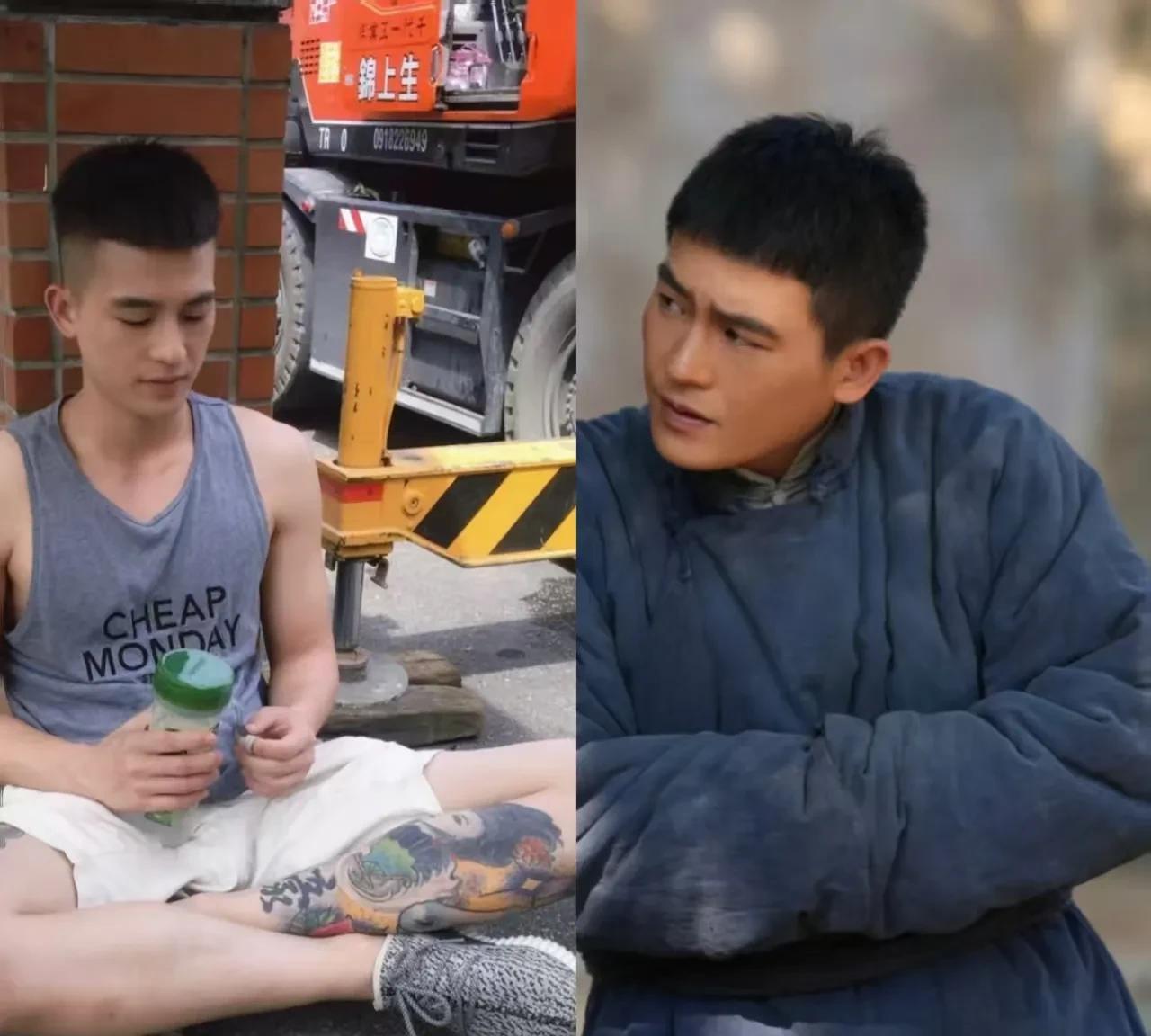 我今天刷剧才知道，演《万物生》里封大脚的欧豪，身上居然有大面积纹身！瞬间我就