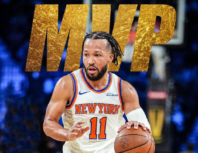 布伦森获得本届杯赛MVP！仅这场决赛而言，阿奴诺比是表现更好的球员，但杯赛M