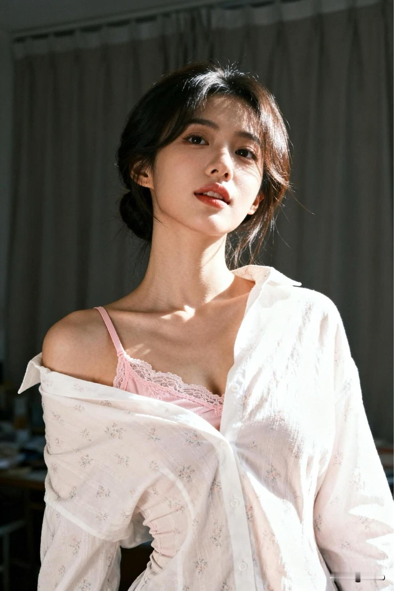 红袖添香夜，轻纱掩月华。