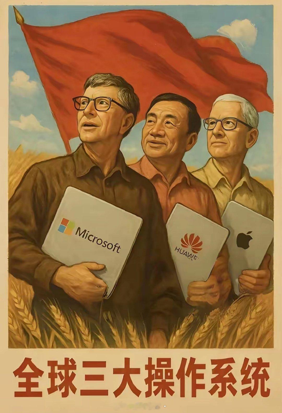 全球三大操作系统，国产加油！​​​