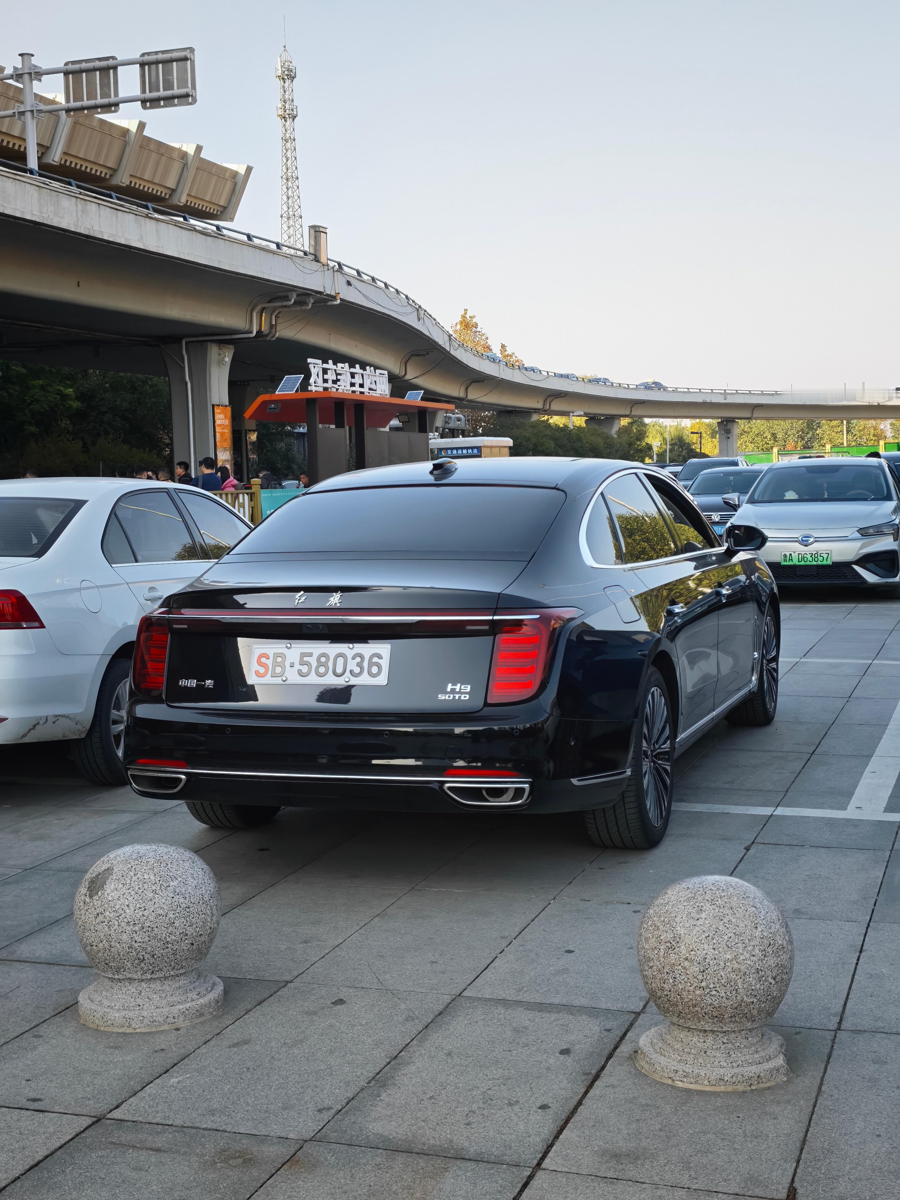 领导回来了，小弟来接站