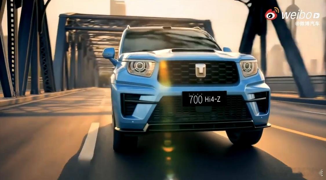 全新坦克700伴你青云直上坦克700正式亮相。这不是一款常规的豪华越野车，而是一