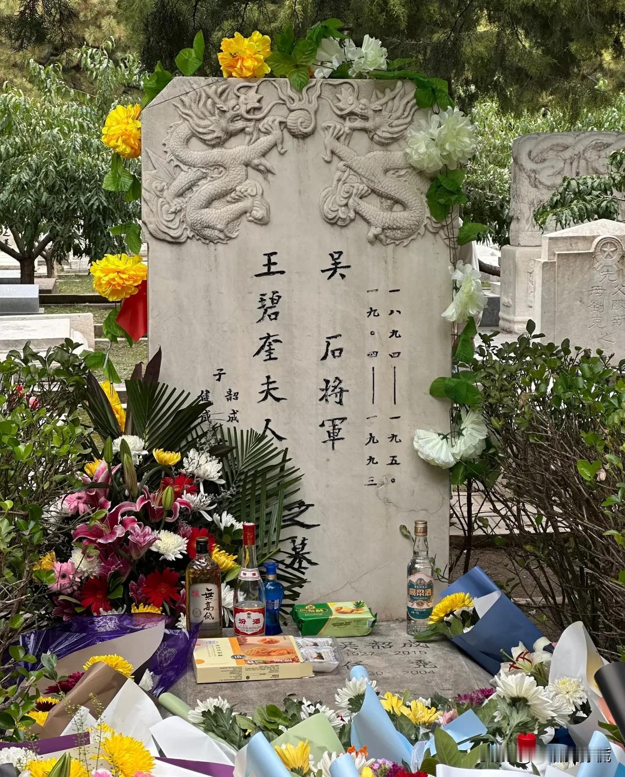 我同学一家三口，前两天去福田公墓祭拜吴石将军。她说，走到那里一看，根本不用问