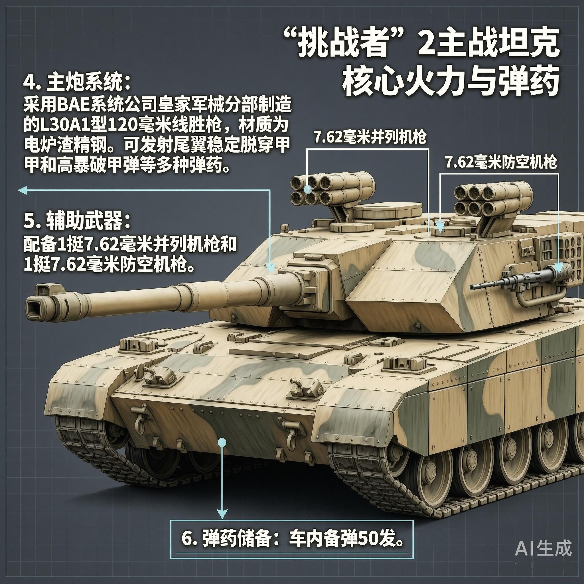 军事ai新视野英国“挑战者”2主战坦克“挑战者”2（Challenger2）