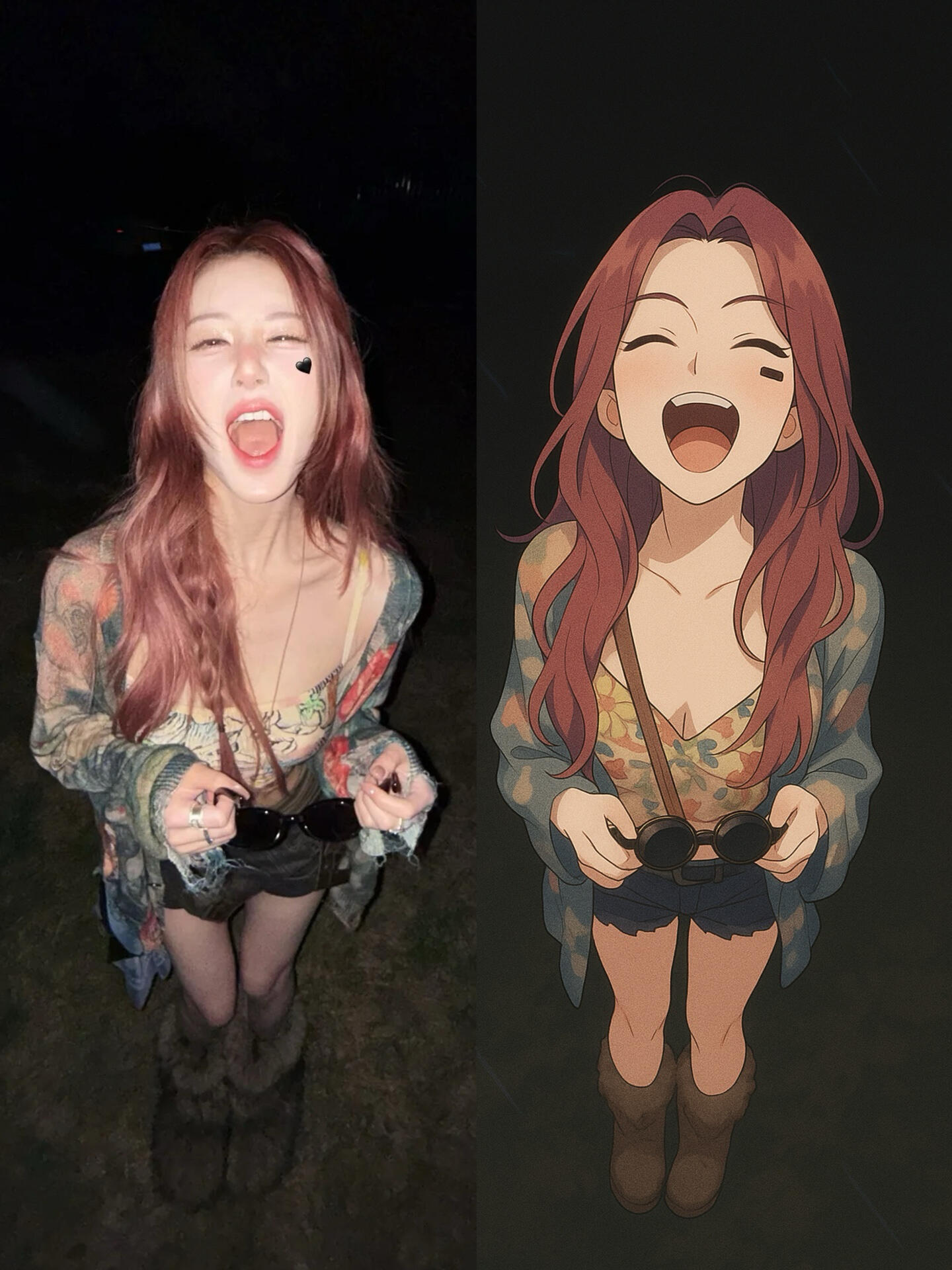 虽然是AI，但这组图好可爱🥰赵露思​​​
