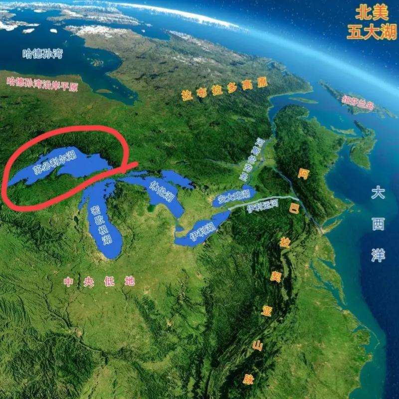 苏必利尔湖真是一个变态的湖泊！！和另外四个“小湖”并称五大湖，实在有点侮辱它的实