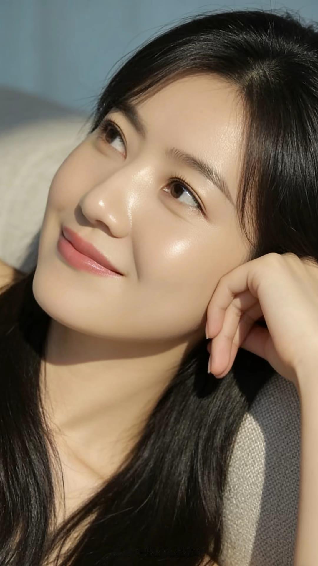 阳光下的温柔微笑，岁月静好