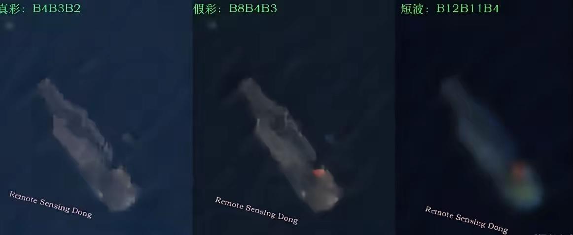 福特号航母火灾并不简单，疑似舱室爆炸起火，卫星照片看的一清二楚！美军这回，又