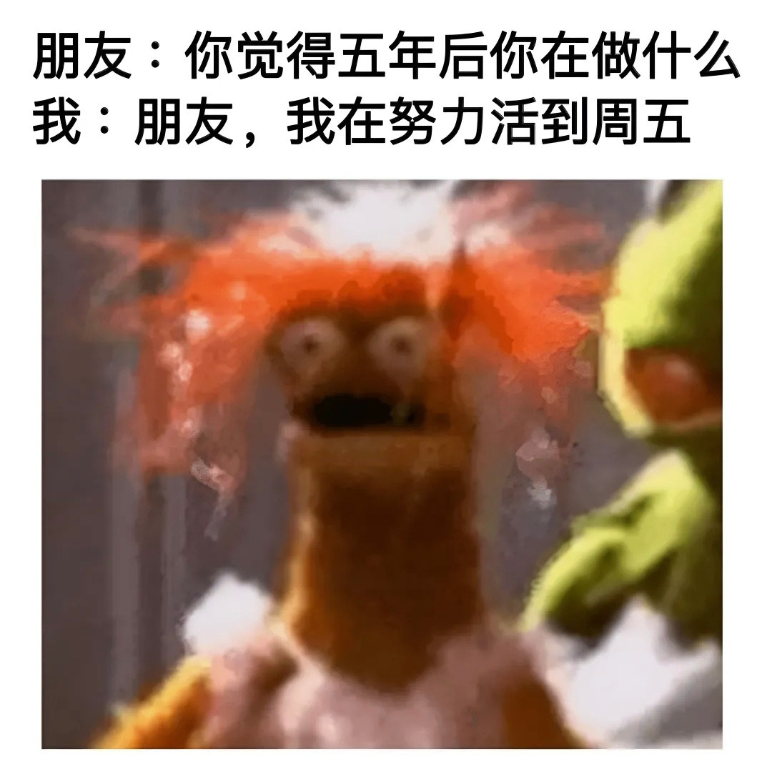 永远年轻，永远期待周末memes