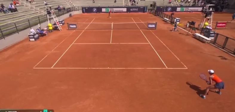 #2025赛季WTA1000罗马站女单资格赛#北京时间5月6日下午，2025赛