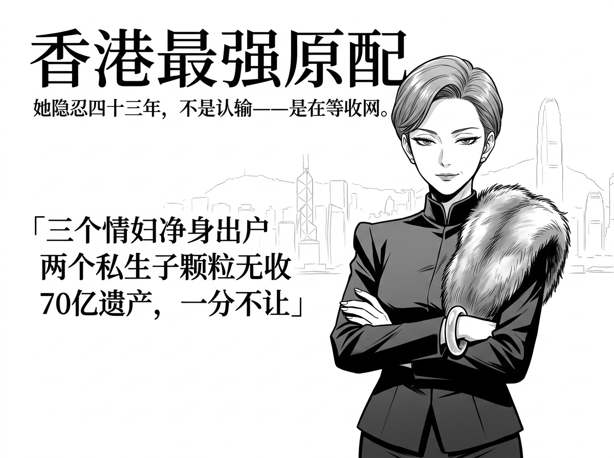 20岁敢脱，25岁嫁豪门，连生4子却被骂“生育机器”。面对小三小四的挑衅，她不