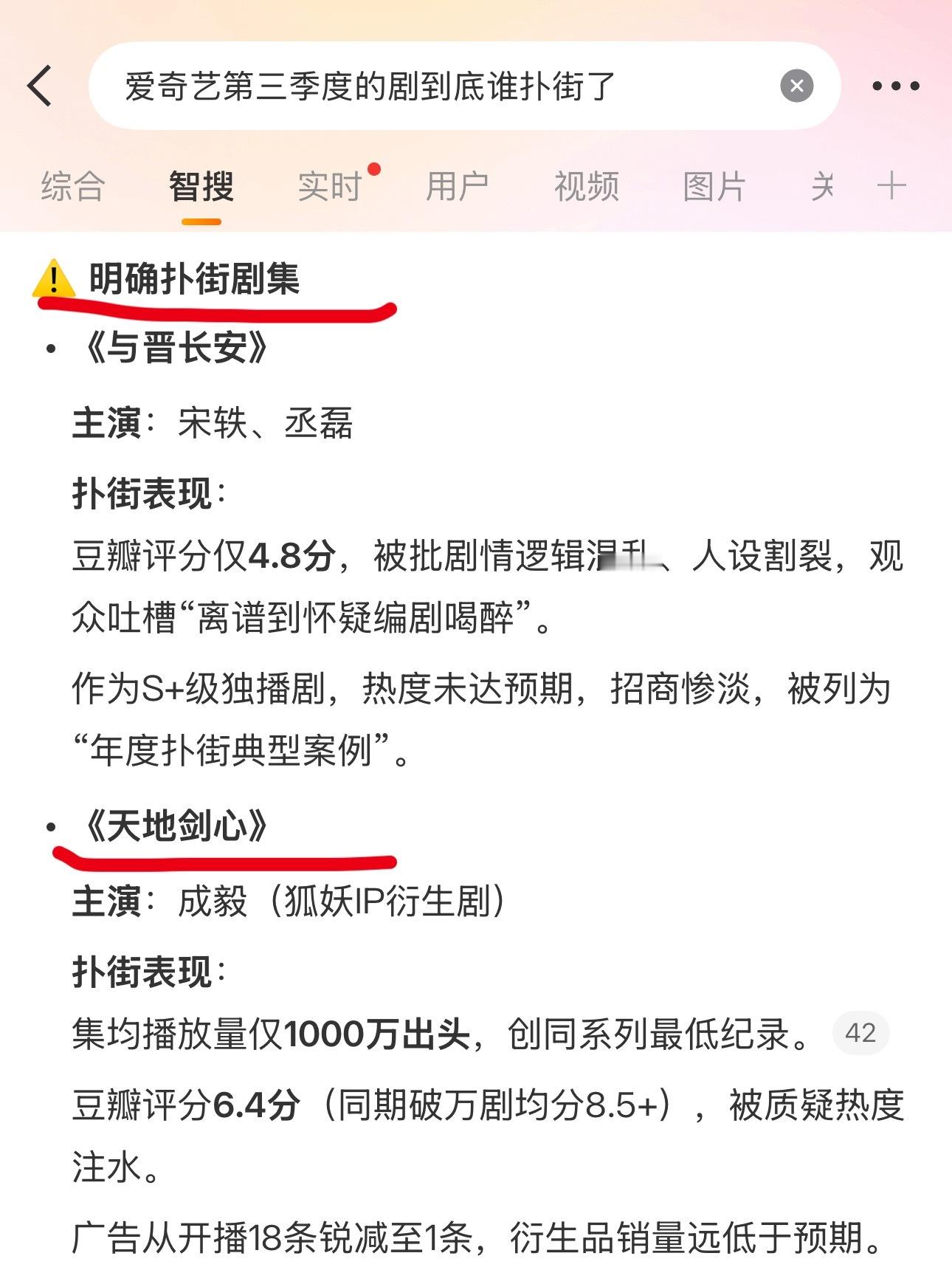 看看智搜总结。